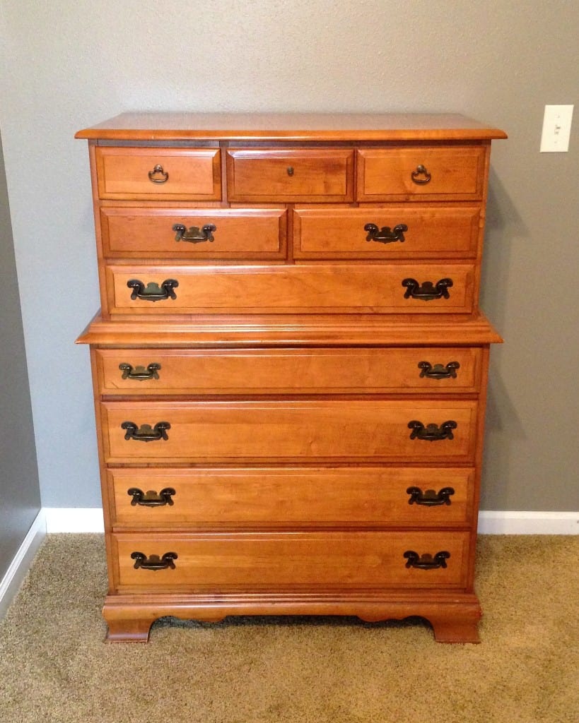 maple chest of drawers