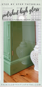 Step by step tutorial how to wet sand and polish furniture to a flawless, mirror like finish!