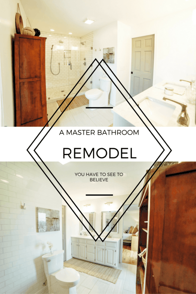 A master bathroom remodel you will have to see to believe!