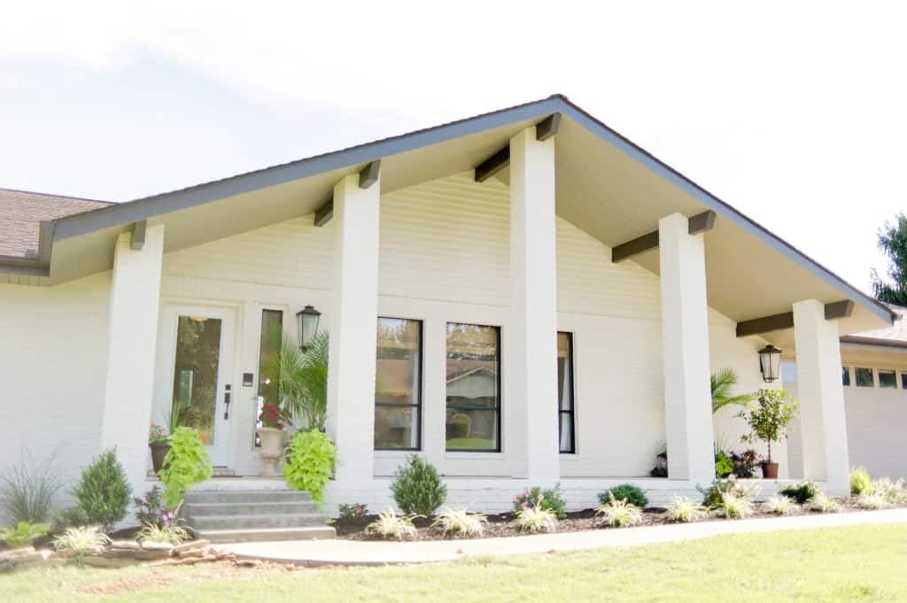 Beautifully renovated painted brick house