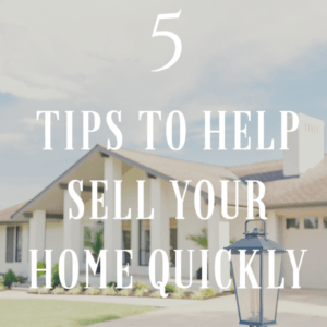 5 Tips to Help Sell Your Home Quickly