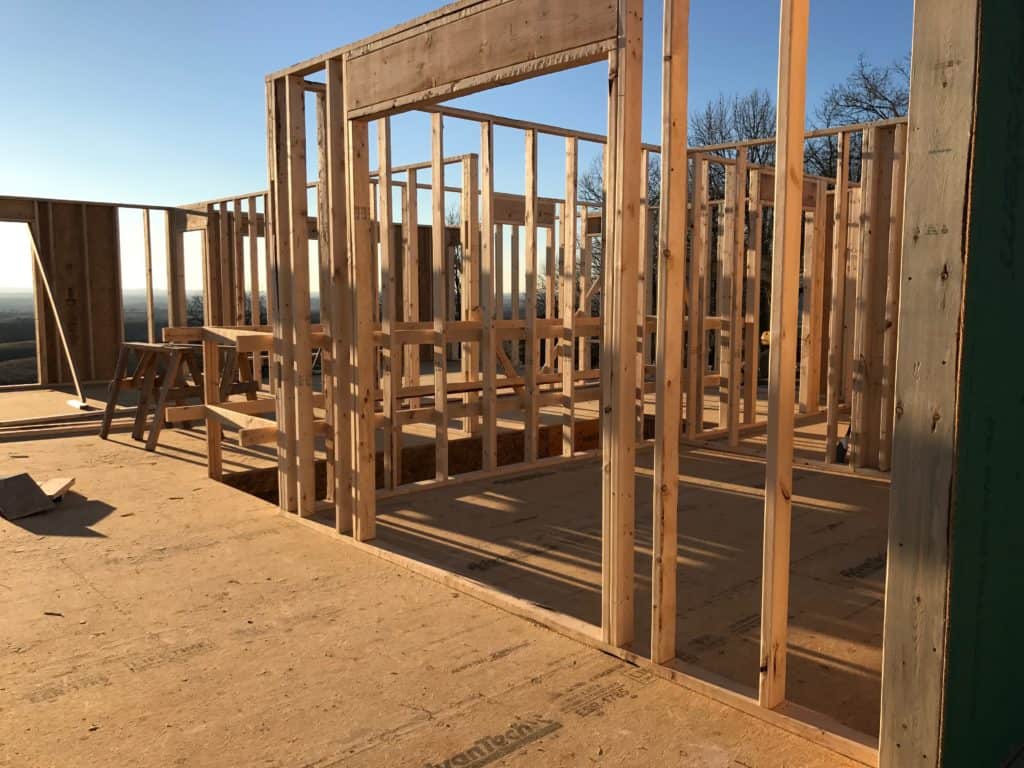 Framing interior walls