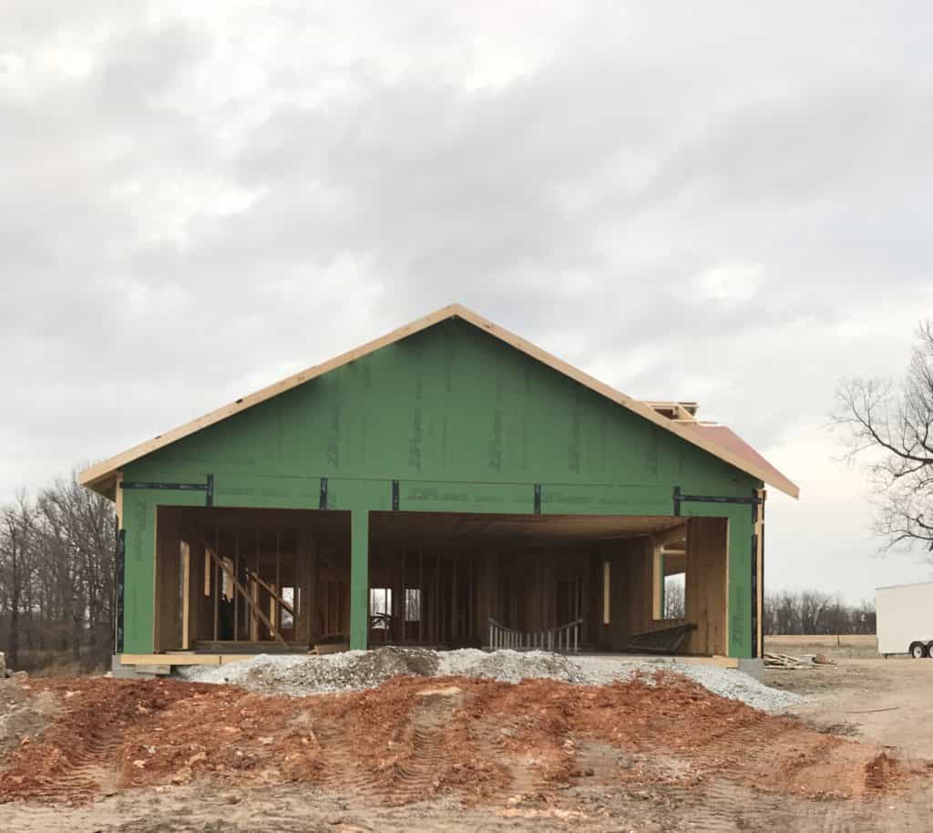 3 car garage construction