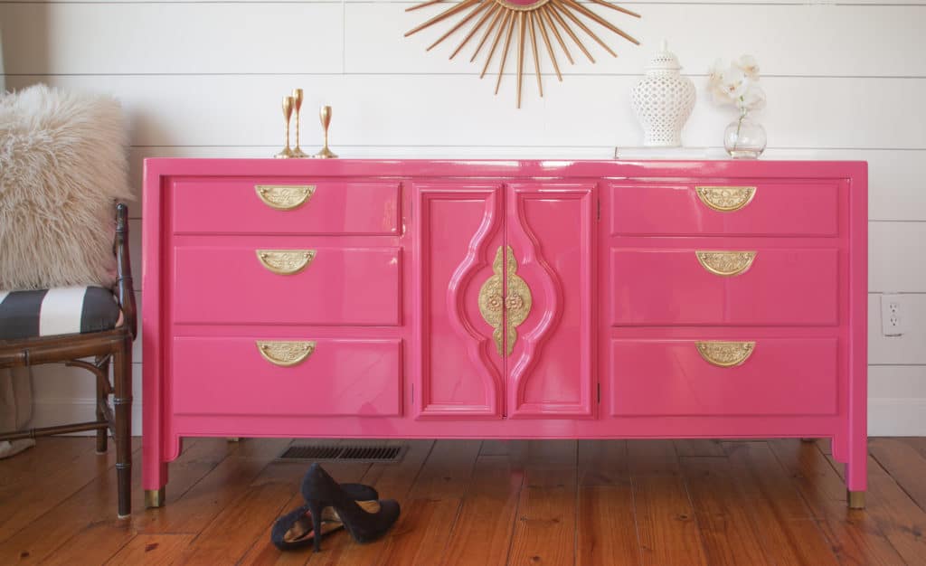 Asian style dresser by Century Furniture in Peony