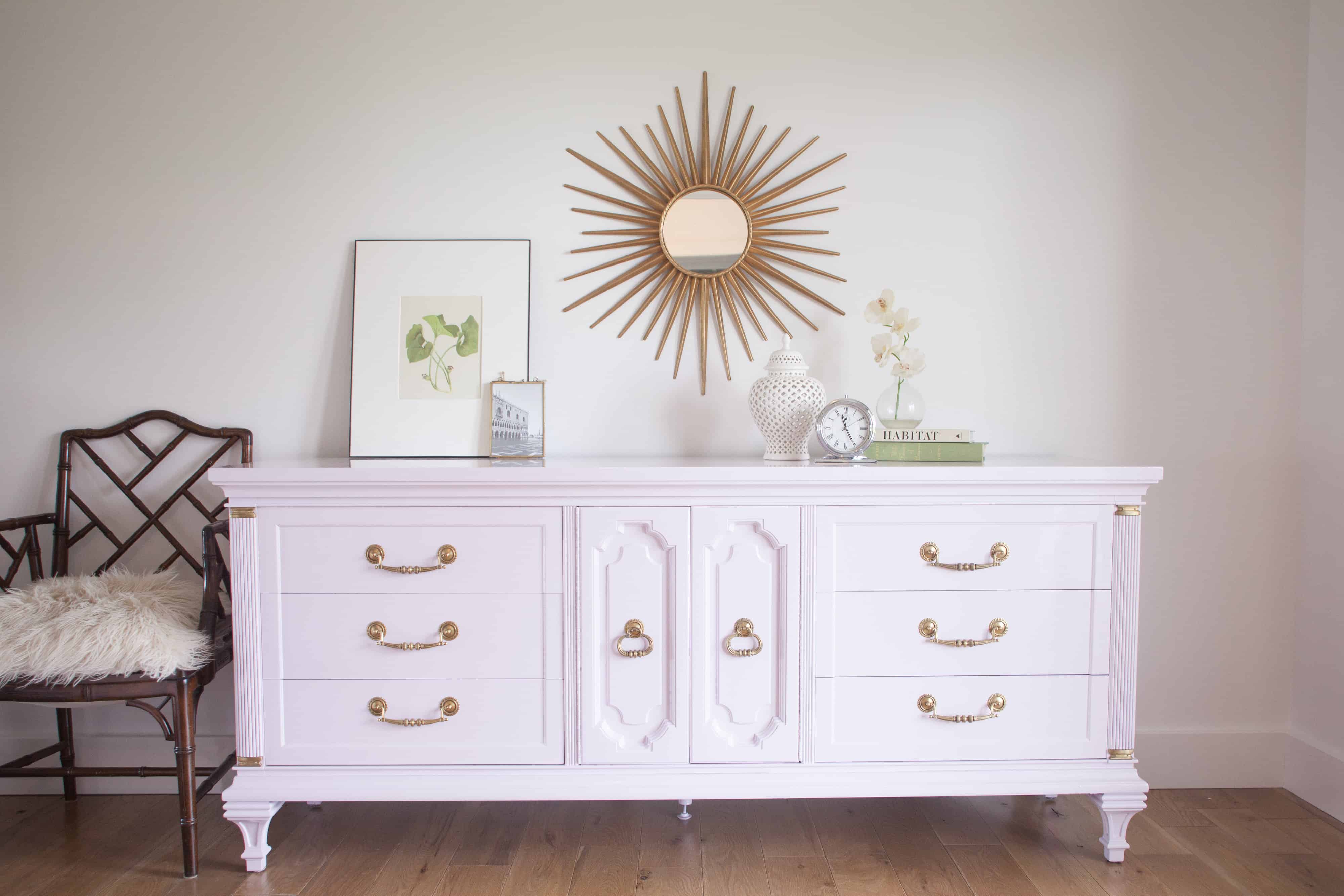 Vintage Dresser in the color Spangle by Sherwin Williams