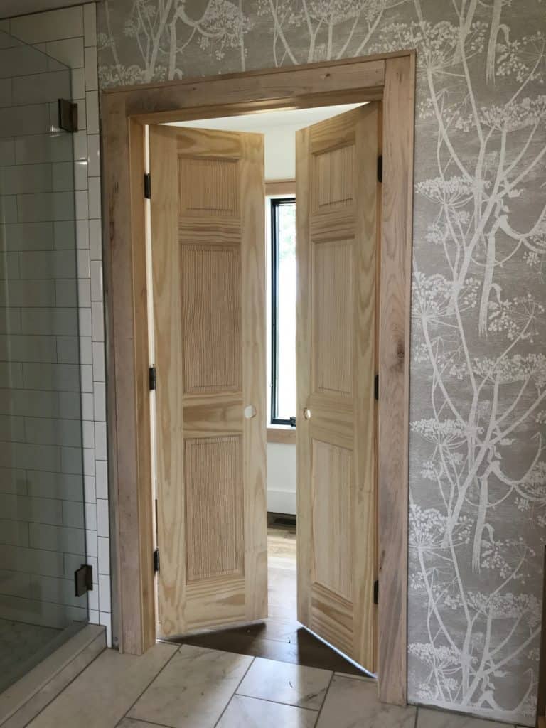 Solid wood interior doors