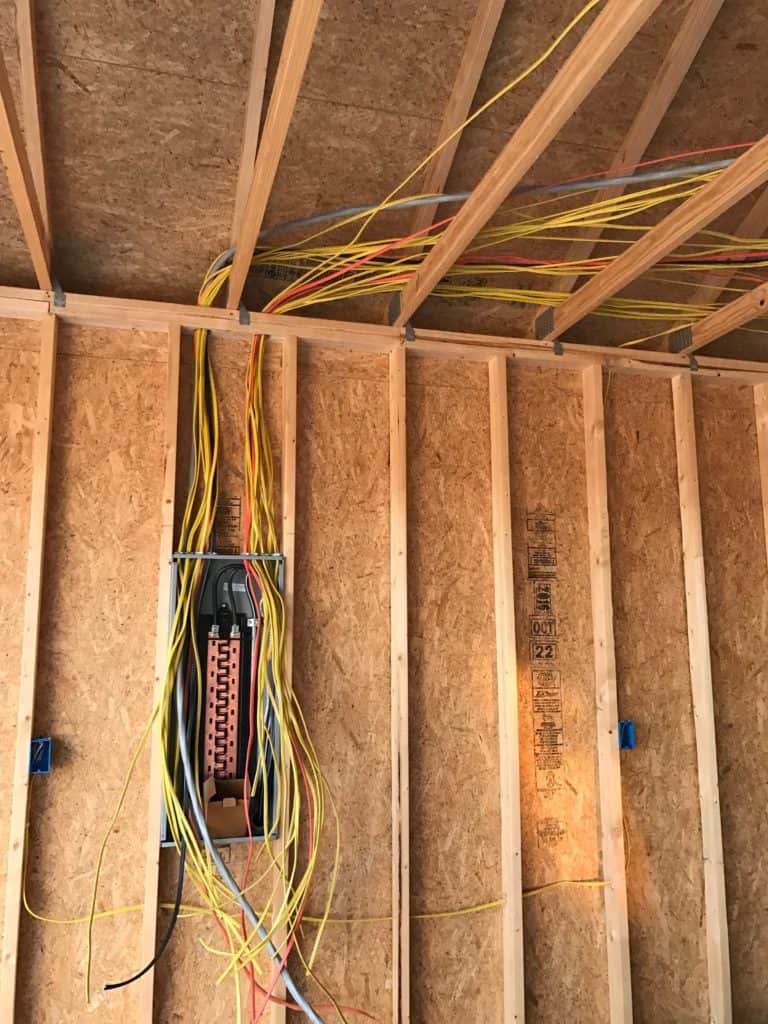 Electrical rough in