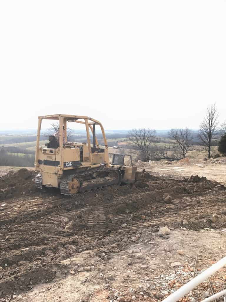 CAT dozer for dirtwork