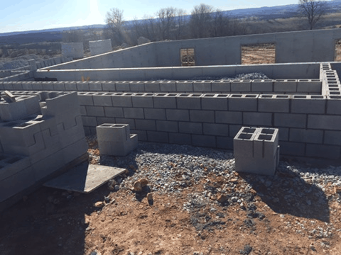 Laying Block for foundation