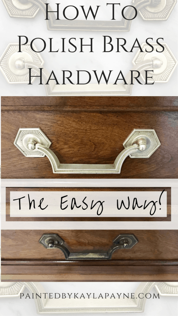 How to polish brass hardware the easy way!