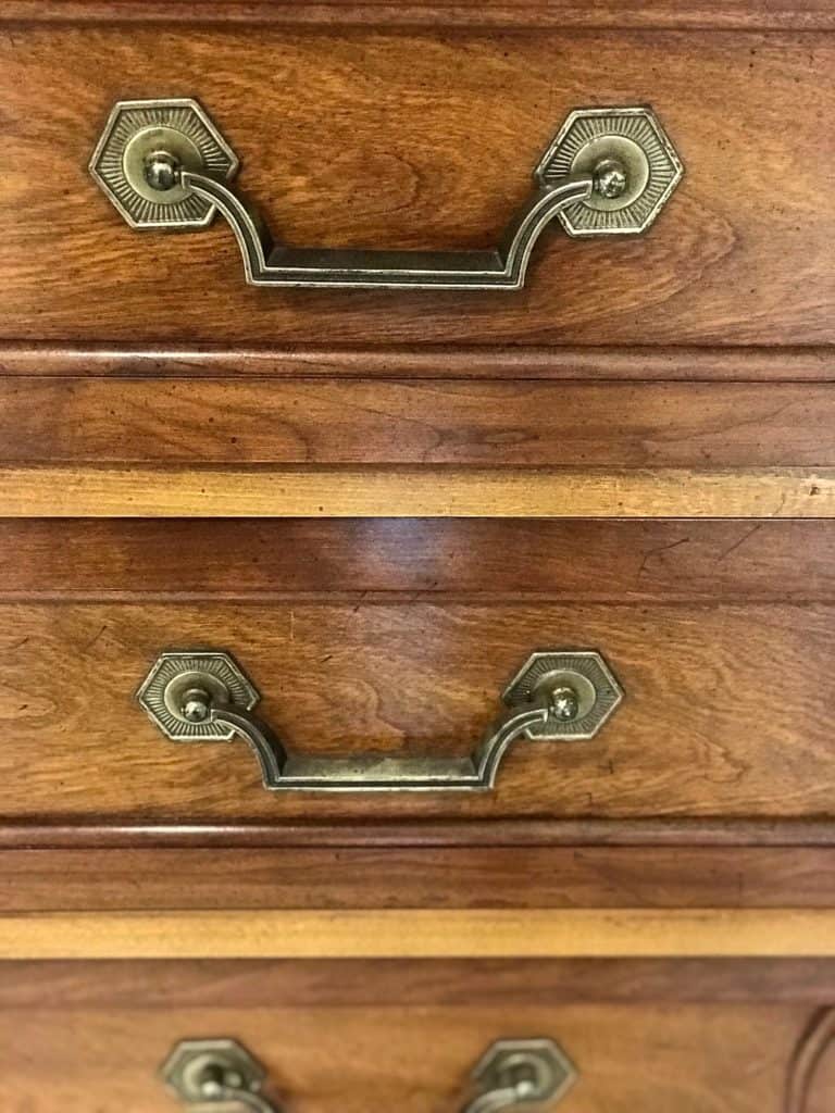 How to clean brass hardware - Three Coats of Charm