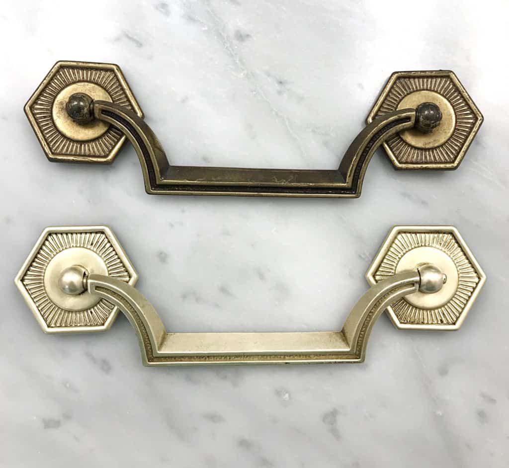 How to clean brass hardware - Three Coats of Charm