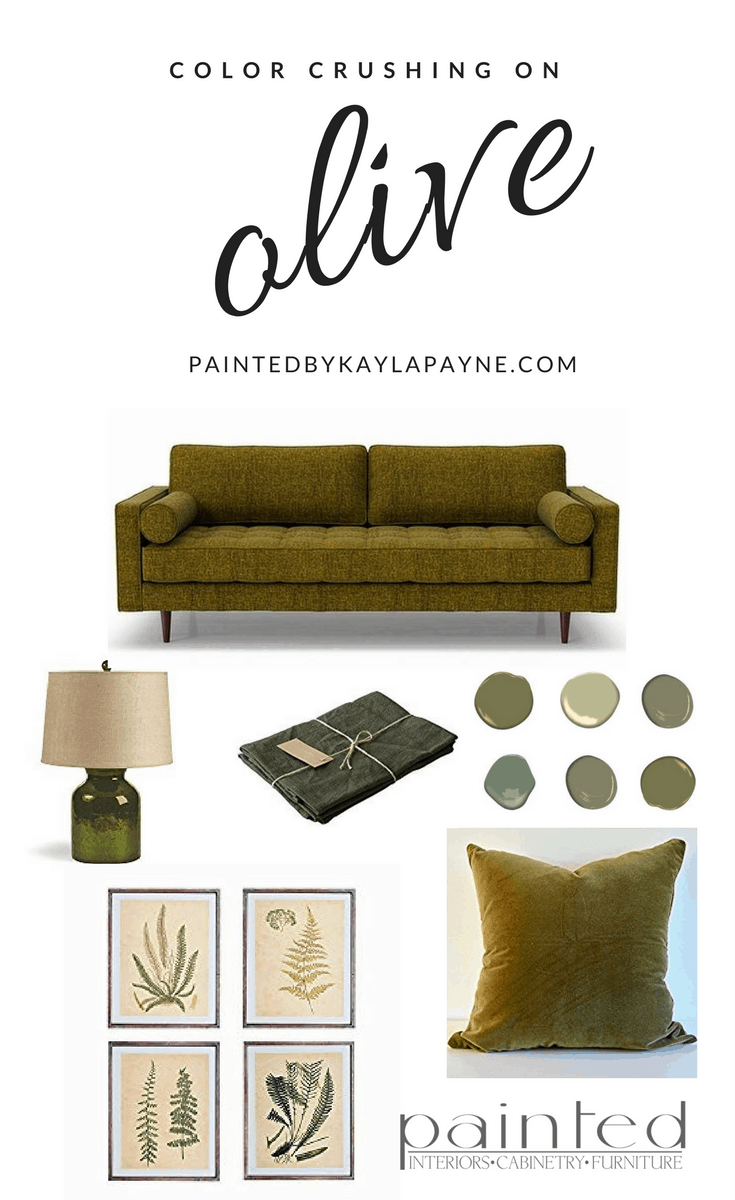 Join me as I color crush on all things olive! 