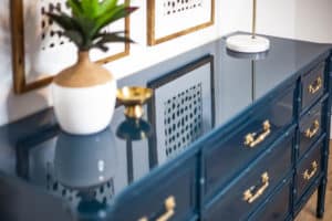 Henry Link Bali Hai faux bamboo dresser in high gloss!