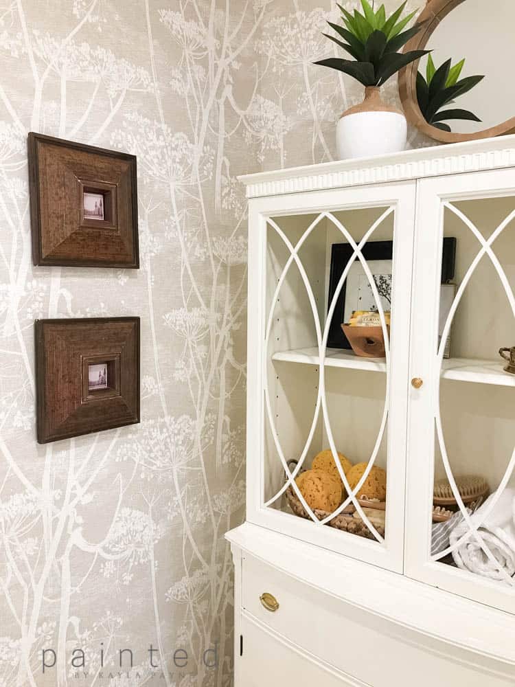 How to incorporate pretty storage options in the bathroom