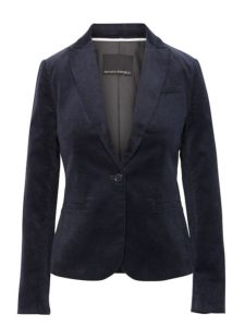 Navy Corduroy blazer, fall wardrobe must have, blue blazer, womens navy jacket