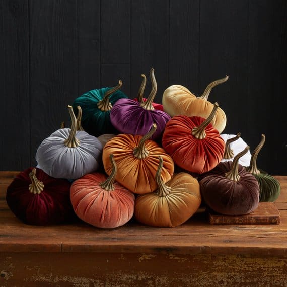 Velvet pumpkins, best looking velvet pumpkins, diy velvet pumpkins