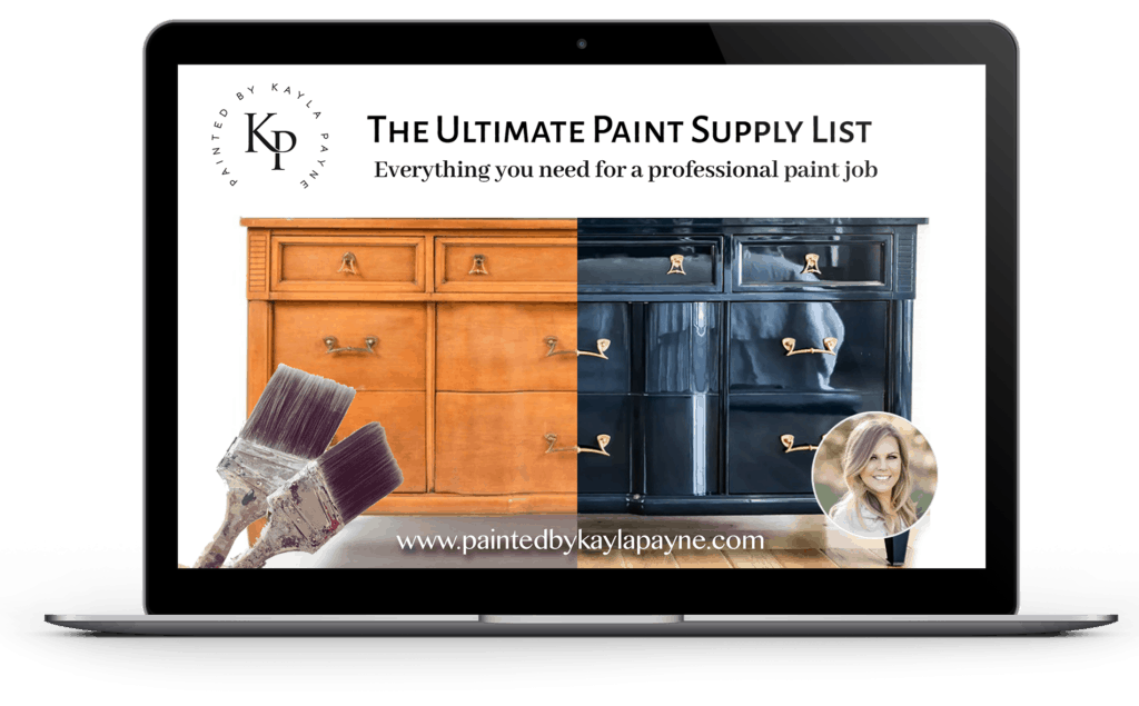 The Ultimate Paint Supply List for painting furniture and cabinets