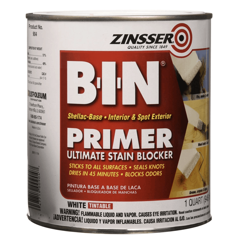 When to use BIN Shellac primer