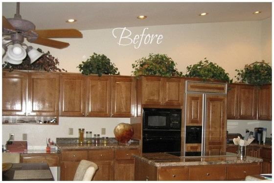 How To Decorate Above Kitchen Cabinets Painted By Kayla Payne