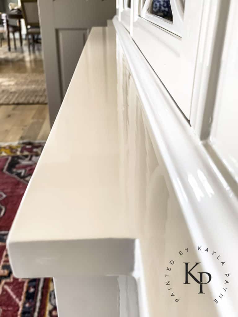 brush marks in gloss paint, how to get rid of brush marks in gloss paint, avoiding brush marks in paint, hollandlac brilliant, high gloss furniture, high gloss white furniture, best white gloss paint, glossy paint, how to paint lacquer furniture, can you brush gloss lacquer, brass federal style pulls