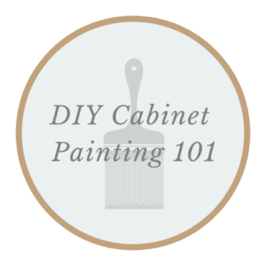 DIY Cabinet Painting 101