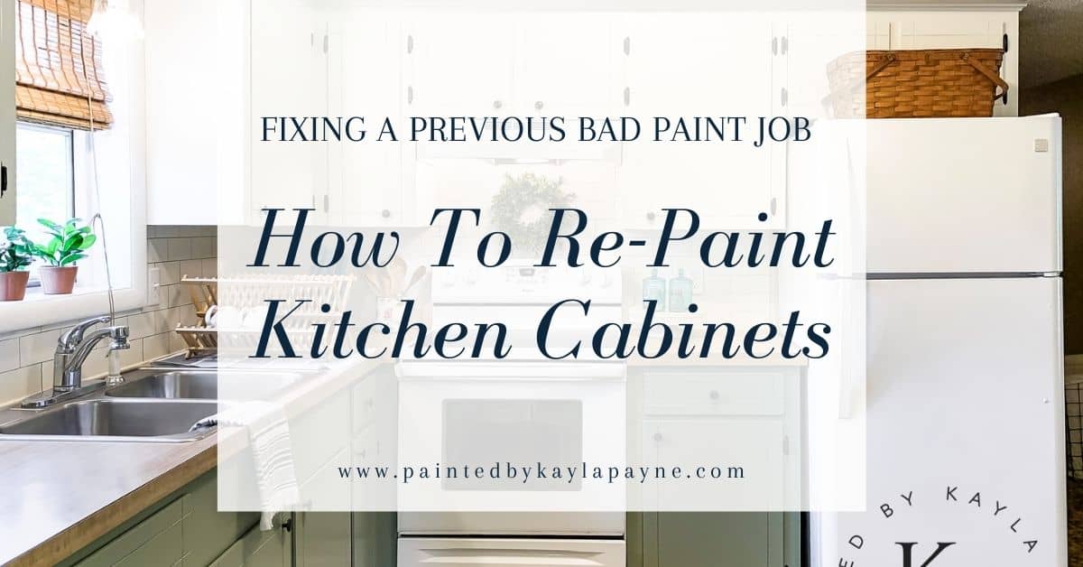 How To Repaint Kitchen Cabinets, Can You Paint Over Already Painted Cabinets
