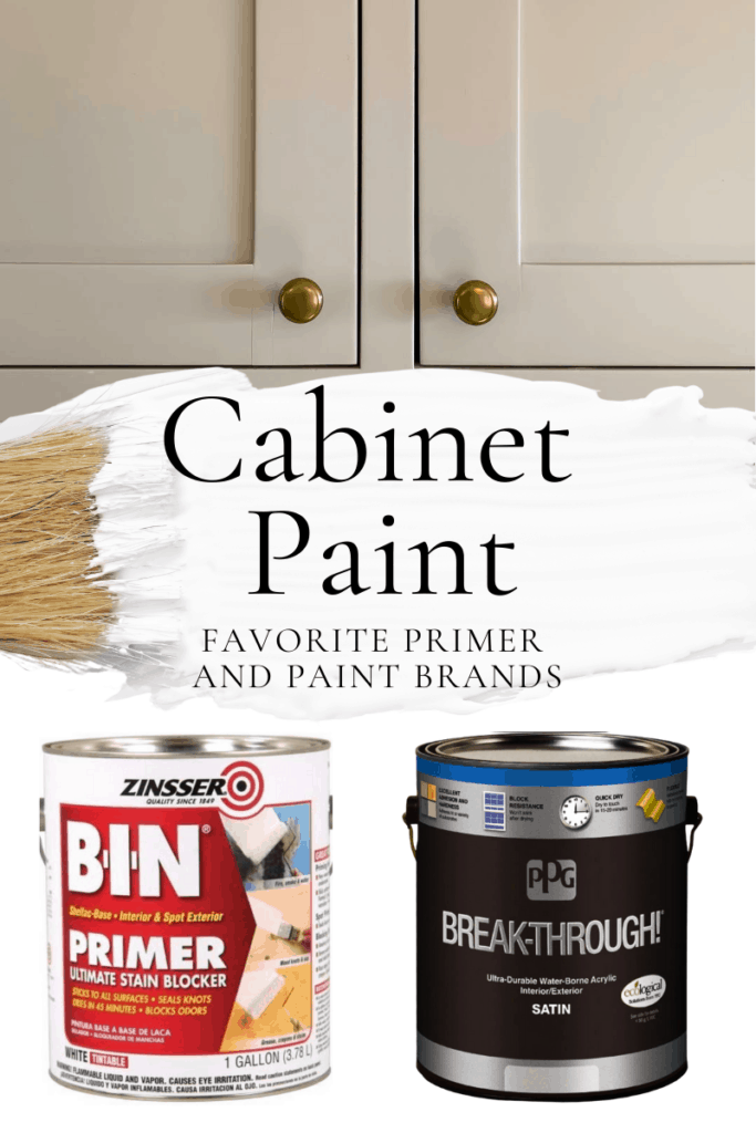 What's the best kind of paint to use on cabinets?