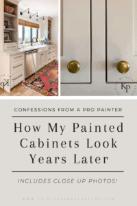 Painted cabinets might seem like a great idea, right? But how well do they hold up over time? Join me as I show you close up, real photos of the painted cabinets in my own kitchen