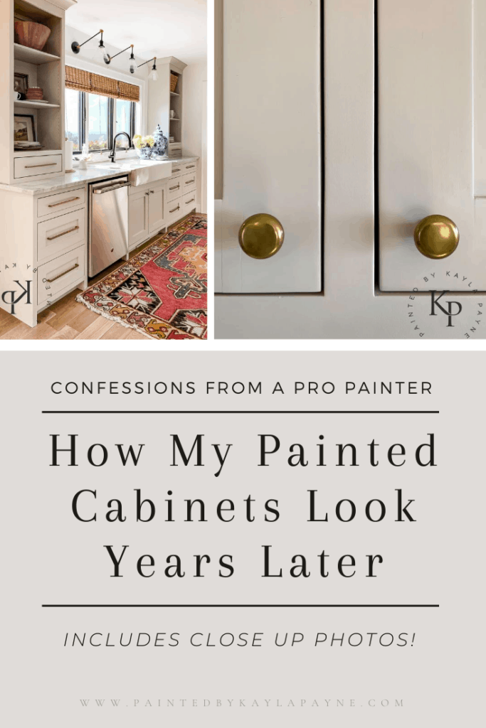 How my painted cabinets look after 3+ years. The good, the bad and the ugly. Plus, what I would do differently!