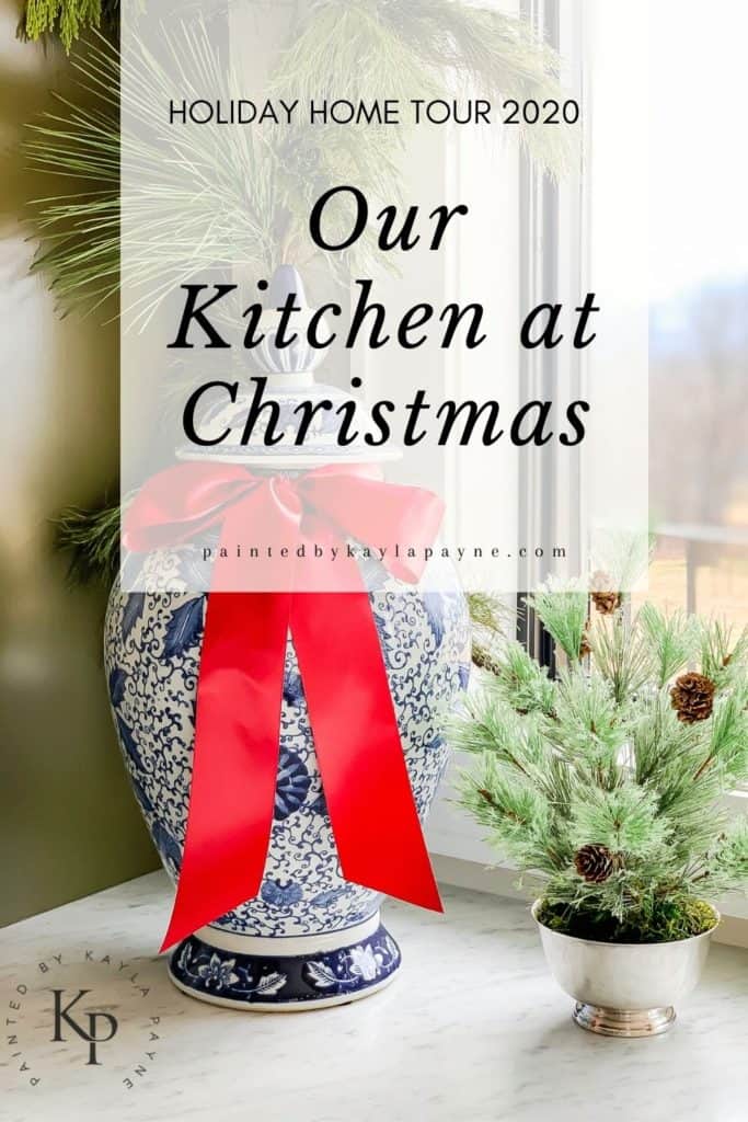 Visit our kitchen that's been all decked out for Christmas!