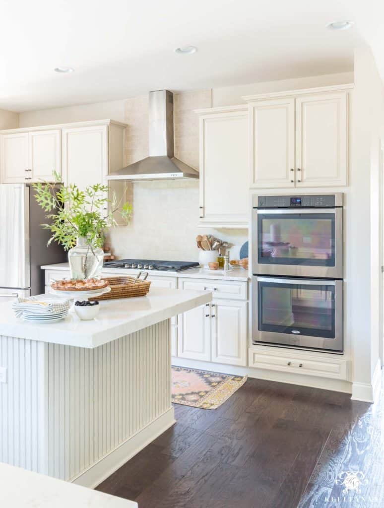 kitchen cabinets painted in edgecomb gray 