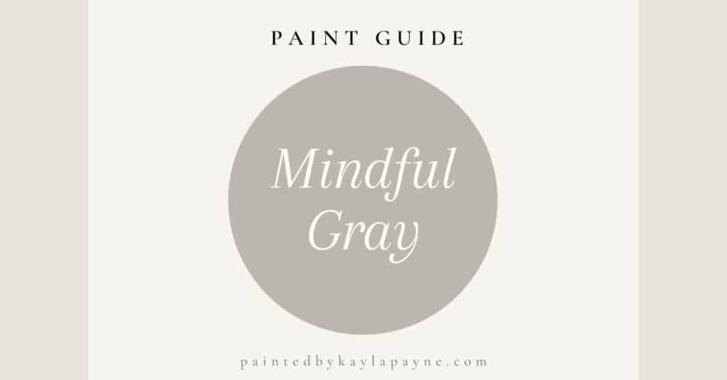 Sherwin Williams Mindful Gray