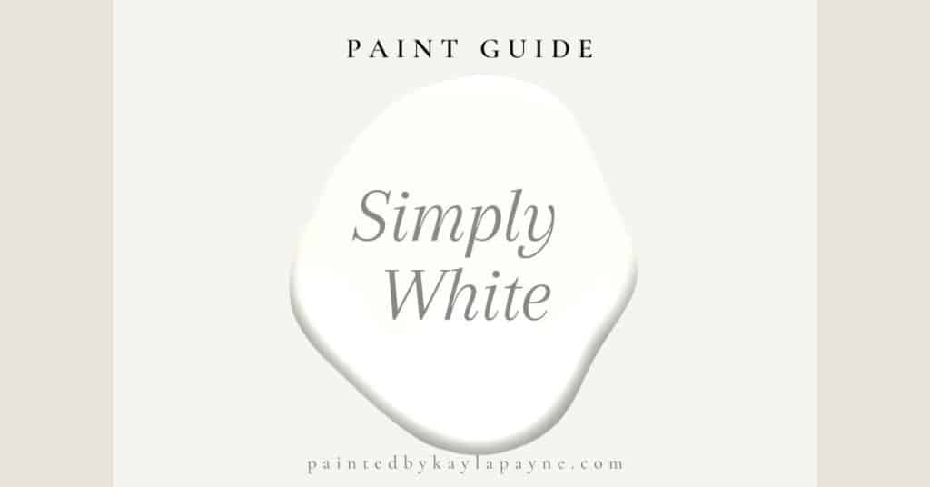 Benjamin Moore's Simply White: Paint Guide cover image