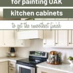 best tips for painting oak kitchen cabinets