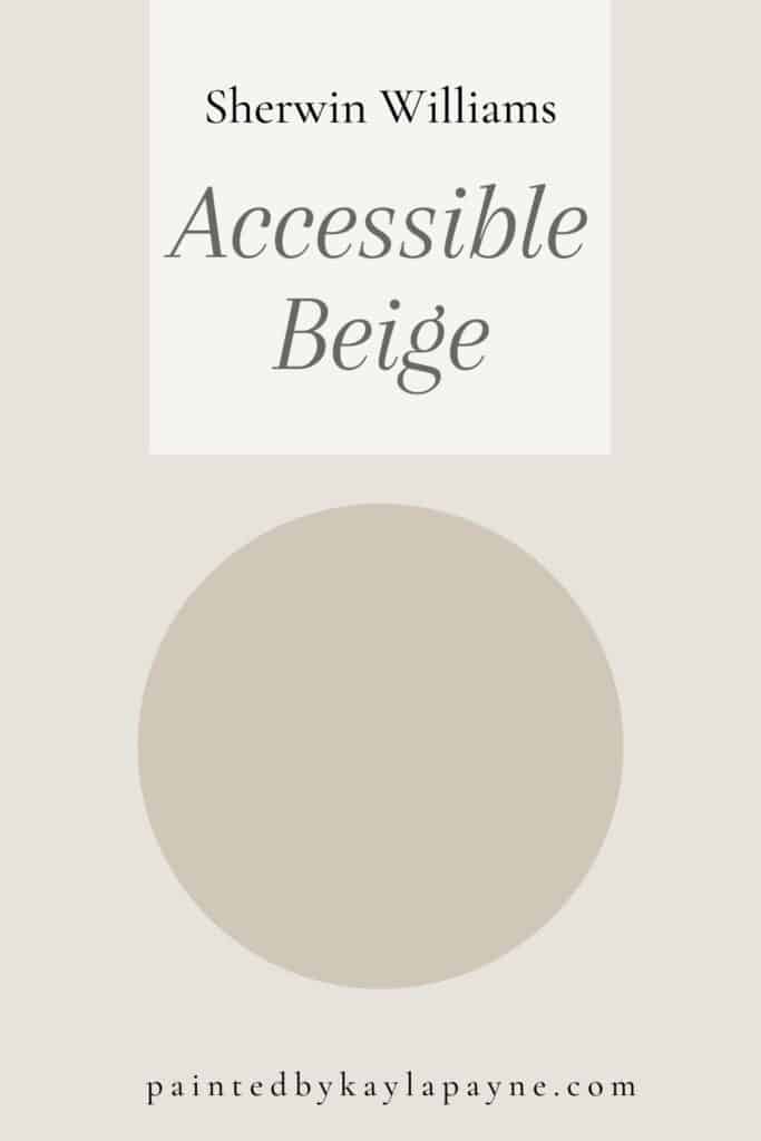 Sherwin Williams Accessible Beige