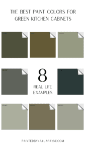 best green paint colors for kitchen cabinets