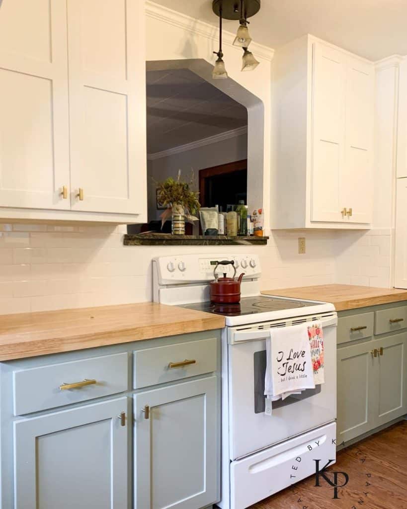 sage green kitchen cabinets, sherwin williams willow tree