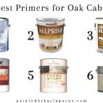 The best primers to use on oak cabinets
