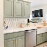 Green Kitchen Cabinets - Sherwin Williams Evergreen Fog