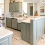 Green Kitchen Cabinets - Sherwin Williams Evergreen Fog