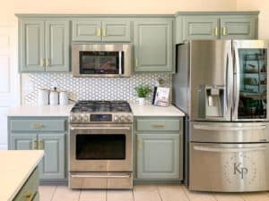Green Kitchen Cabinets - Sherwin Williams Evergreen Fog