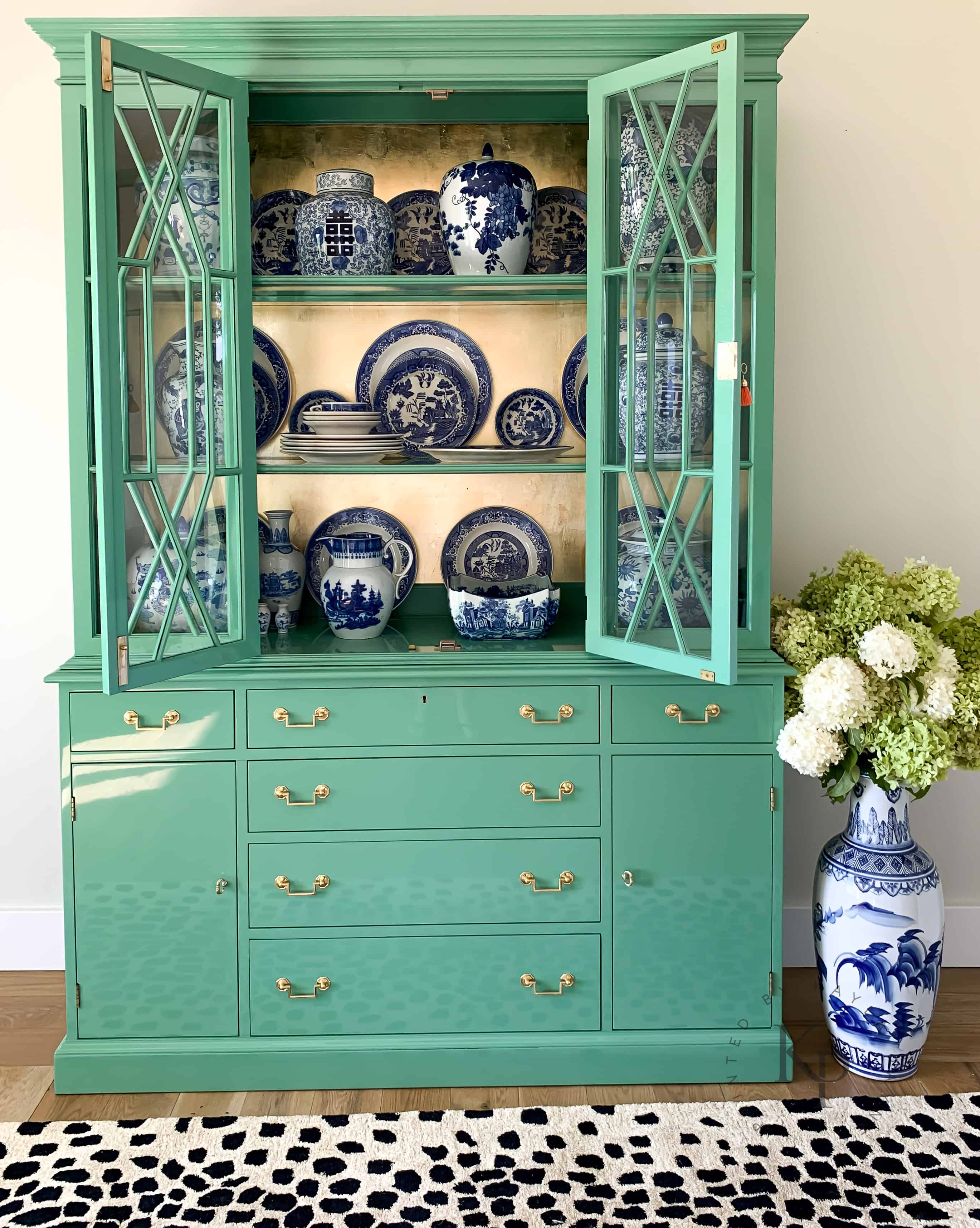 painted china cabinet ideas