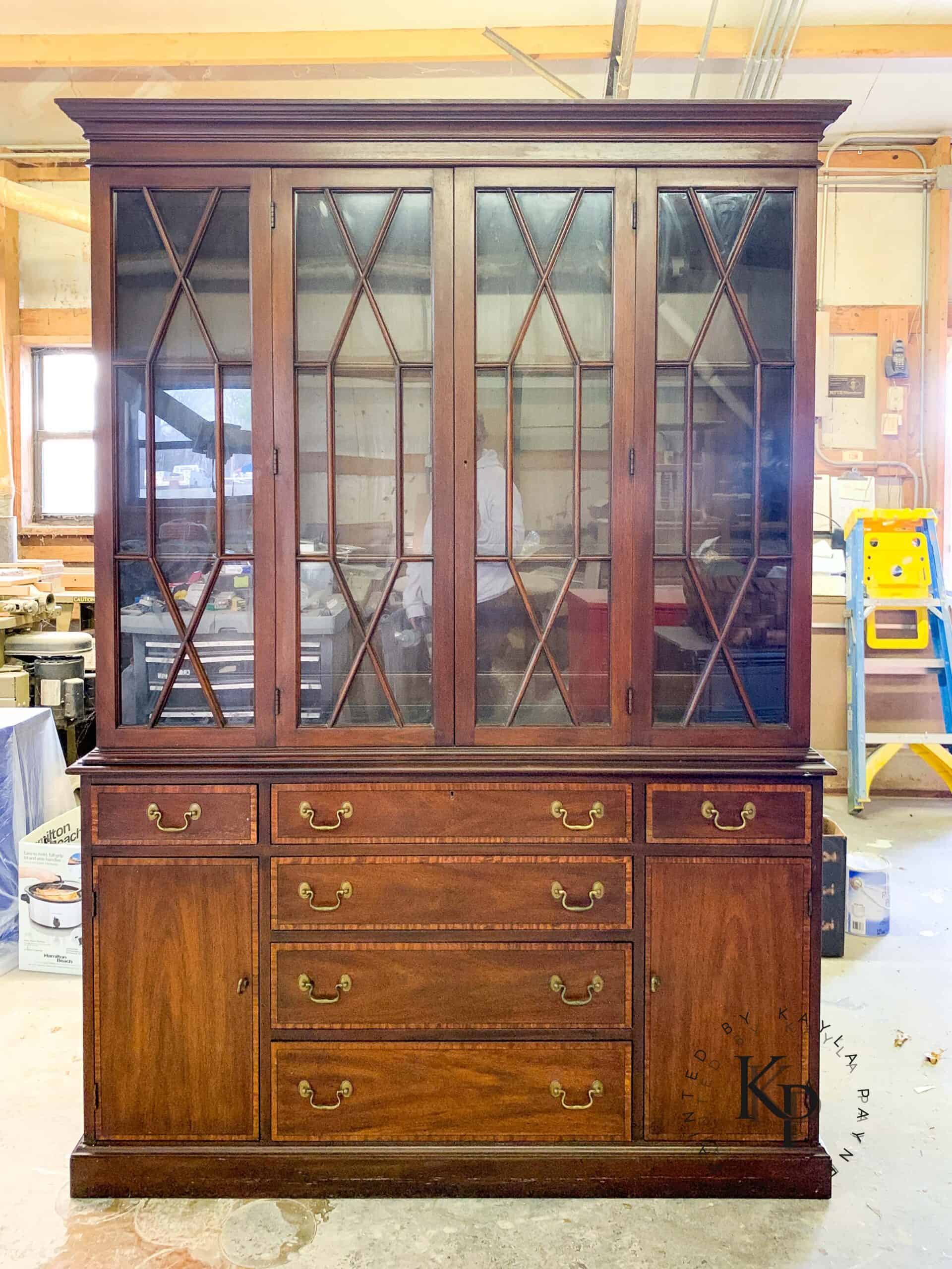 henkel harris china cabinet - Painted by Kayla Payne