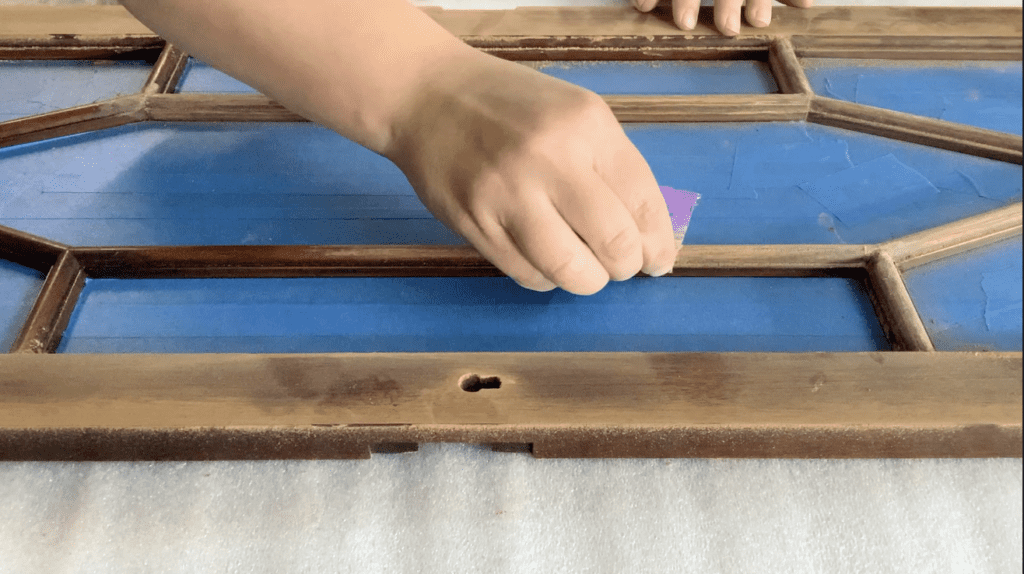 how to sand hard to reach areas before painting