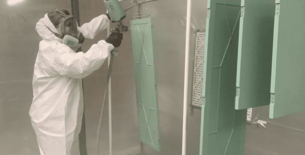 how to spray high gloss paint