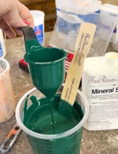 how to use ford #4 viscosity cup to measure paint viscosity