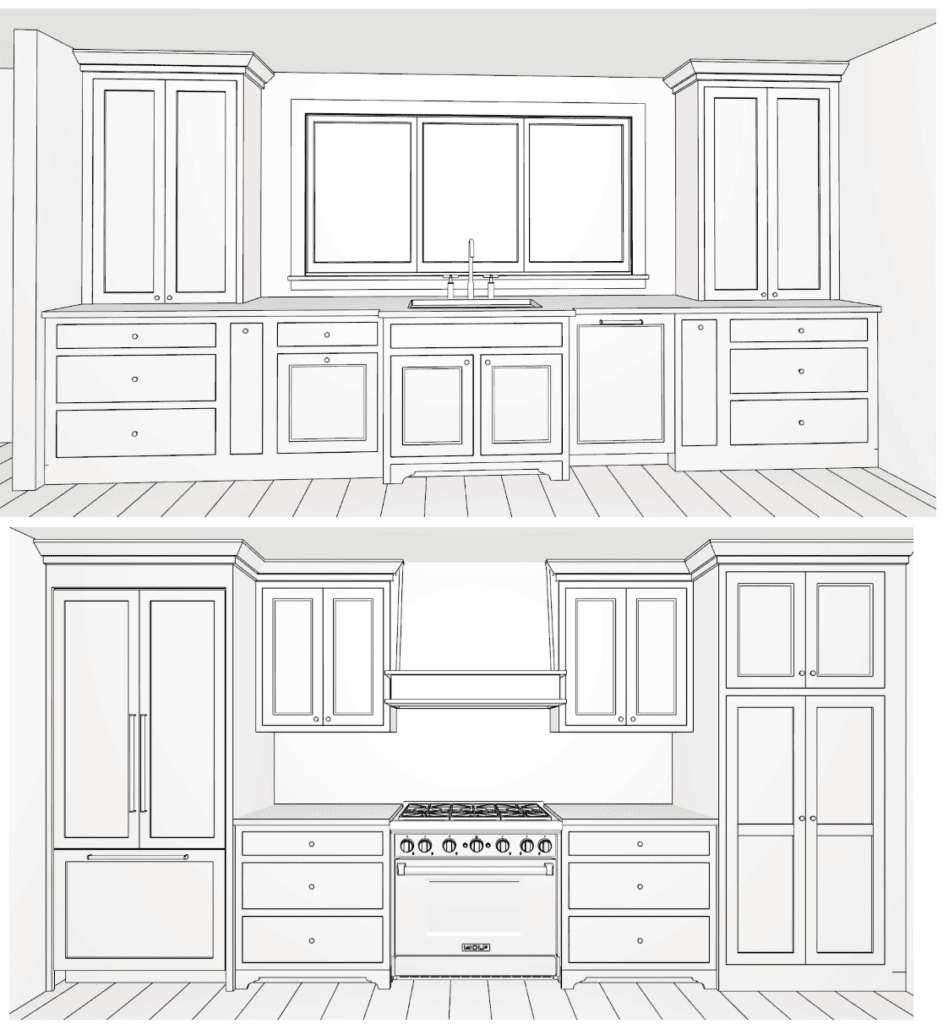 cabinet design renderings