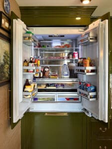 panel ready zline french door fridge
