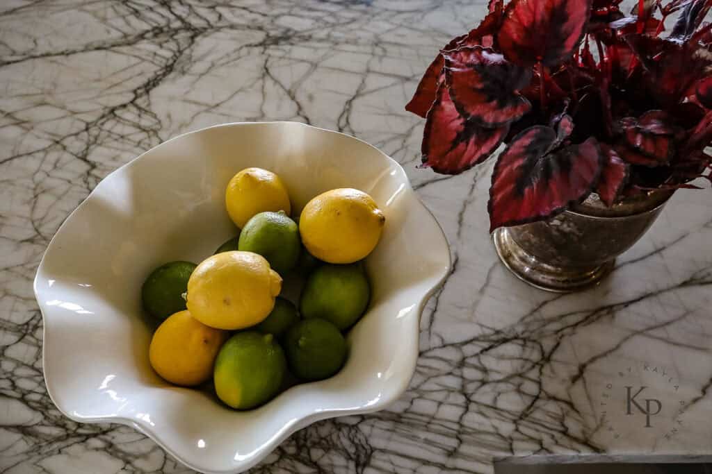 staging a kitchen for beautiful photos